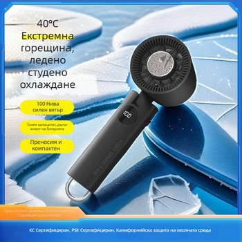 Ультраскоростен безлопатков ръчен USB презареждащ мини преносим вентилатор за открито