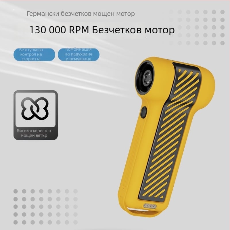 Безжична мини духалка за миене на автомобили с безчетков мотор, вакуум функция, 18V литиева батерия, диапазон 7.4–12V, серия f040