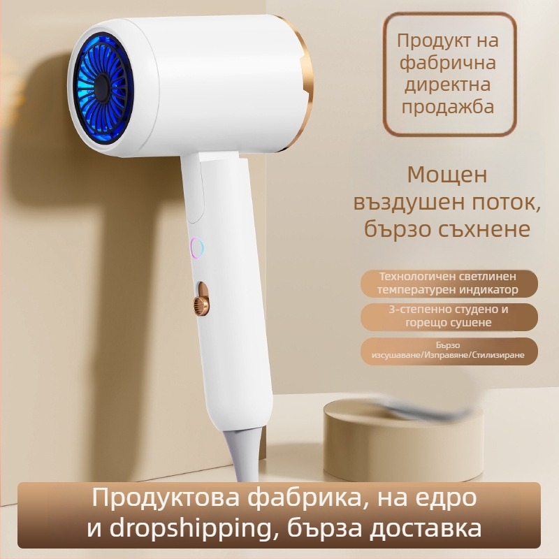 Сешоар за коса L6, сгъваем, 2400 W, 220 V, студен и топъл въздух