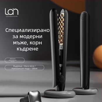 Yaruishi мини къдрен уред за суха коса – анти-изгаряне, бързо оформяне (<1 мин), 220V, 25W