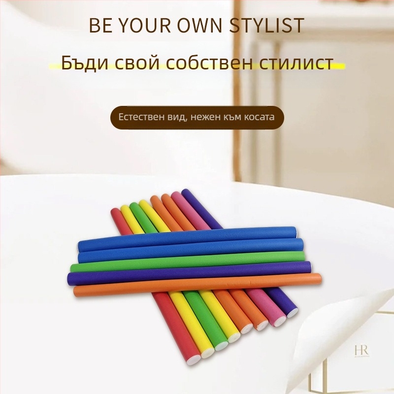 Къдрен инструмент от гума, модел No. 3, Bright Sunshine, за домашна употреба