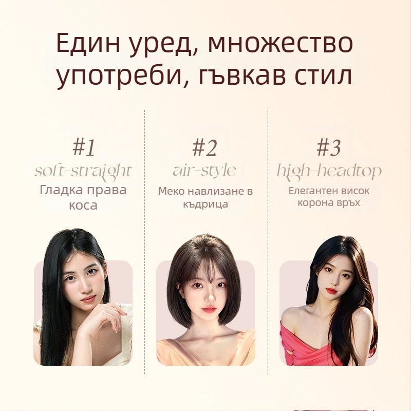 Honghong кърлинг уред за коса с 16–20 мм цилиндър, отрицателни йони, 15 температурни настройки, 30 W, 220 V