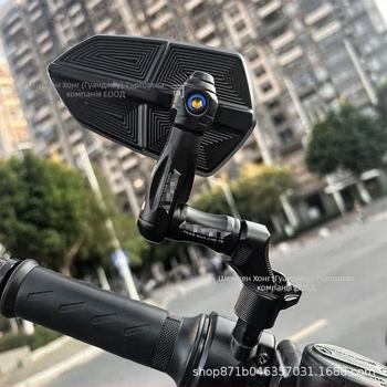 Механична база за огледало за задно виждане за електрически превозни средства – CNC титаново покритие, универсален отражател