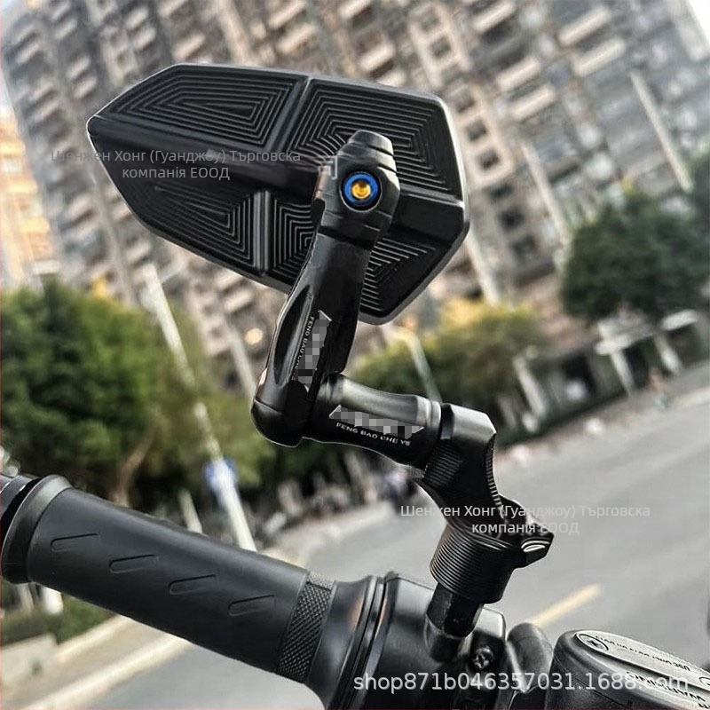 Механична база за огледало за задно виждане за електрически превозни средства – CNC титаново покритие, универсален отражател