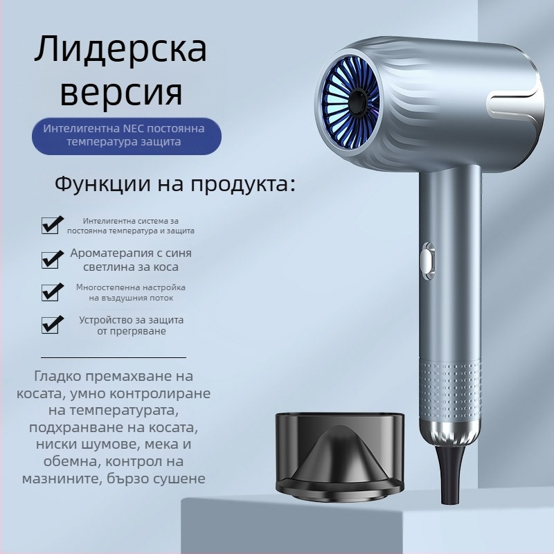 Сешоар LD-1201, 1200W четков мотор, горещ въздух, 3 скорости, 220V
