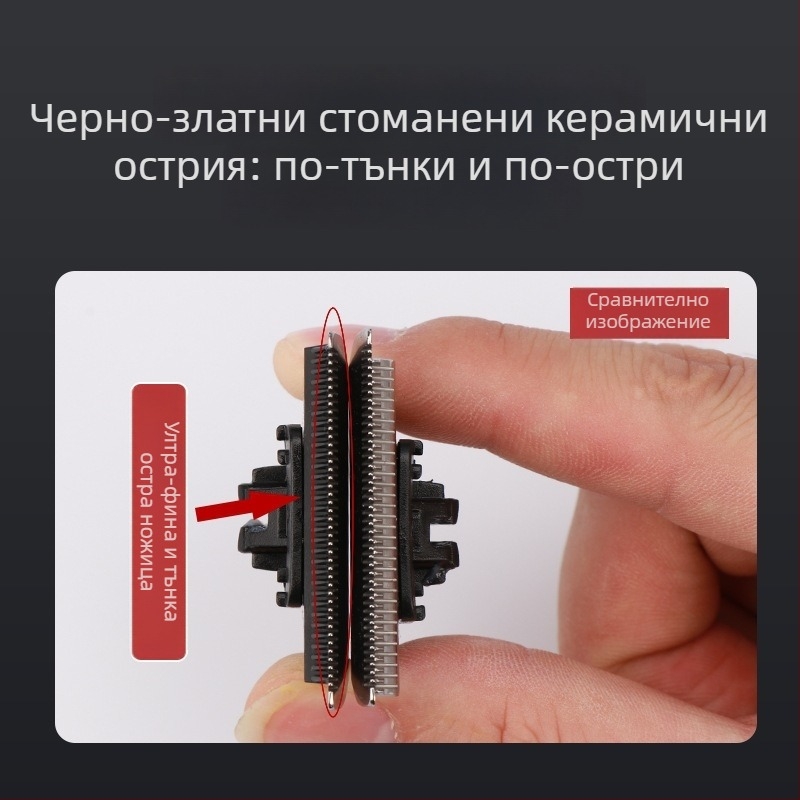 Електрически подстригвач за фризьорски салон с 0-блейд дизайн, четков мотор, керамична глава за подстригване, вградена батерия 1200–2000 mAh, работа 3–6 ч, шум 36–45 dB