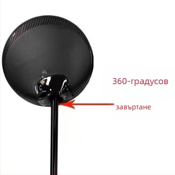 Кръгло огледало за обратно виждане, конвексно, за електрически велосипеди и мотори Emma/AIMA — универсално, голямо зрително поле, пластмаса+желязо, Xin chuang ling