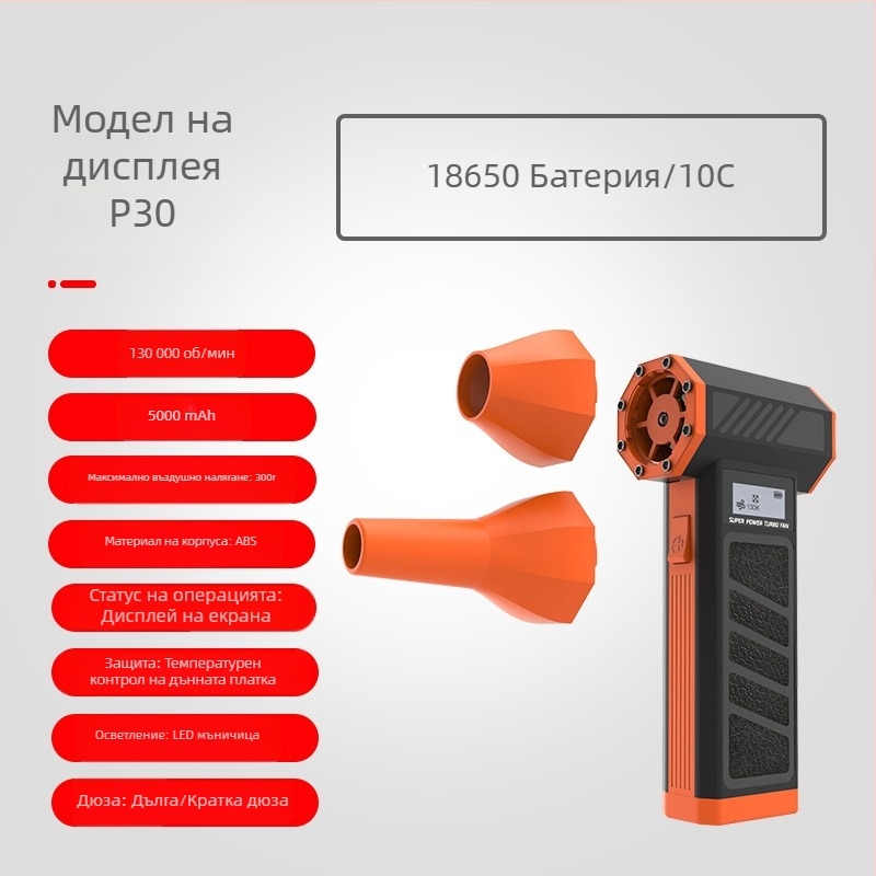Ръчен безжичен прахоиздухвач с безжично зареждане, 184W, всмукване 20000Pa, 220V, надуване, осветление, почистване на прах