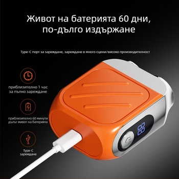 Електрическа роторна самобръсначка с двойна глава, миеща се и сменяема глава за почистване, цифров дисплей, без вградена батерия, захранване чрез зареждане