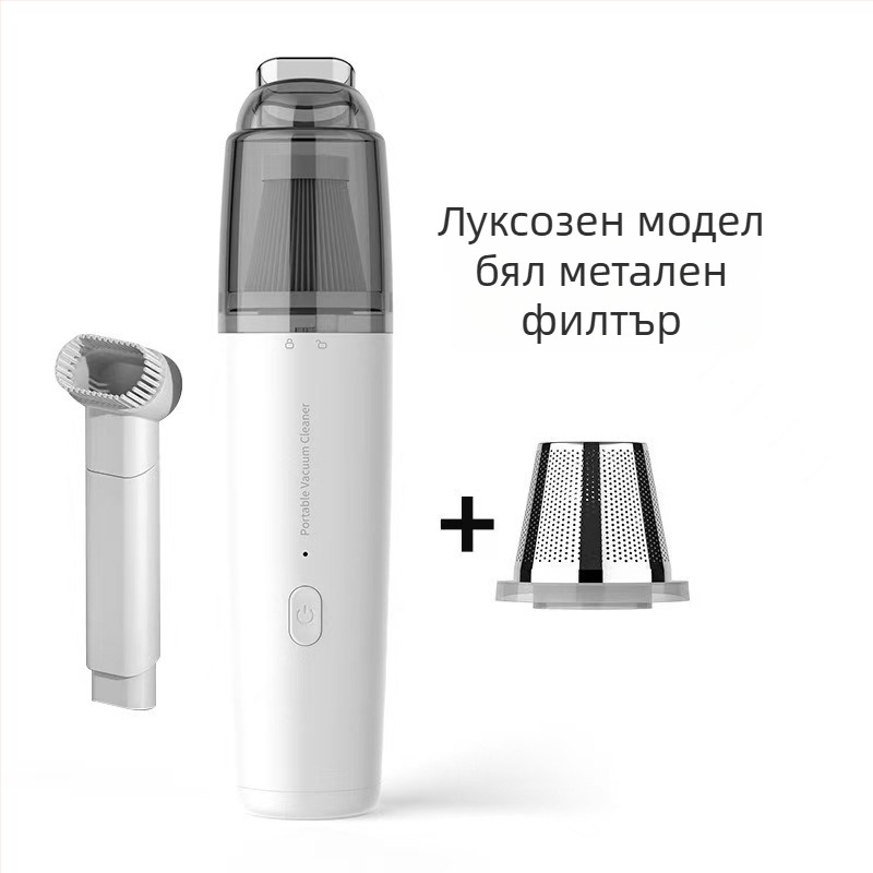 Портативна прахосмукачка за автомобил и дом — безжична ръчна, 36V, 50W, 3500Pa, 30 минути работа
