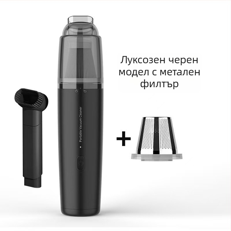 Портативна прахосмукачка за автомобил и дом — безжична ръчна, 36V, 50W, 3500Pa, 30 минути работа
