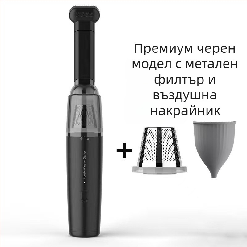 Портативна прахосмукачка за автомобил и дом — безжична ръчна, 36V, 50W, 3500Pa, 30 минути работа