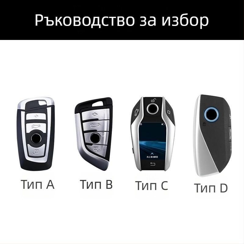 Калъф за ключ BMW Blade Shell за серии 1, 3, 5, 7 и X1–X6, TPU, персонализируем