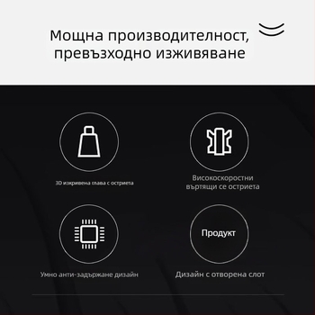Flyco електрически тример за носни косми, ABS, вградена батерия, сменяема и миеща се глава, Unisex