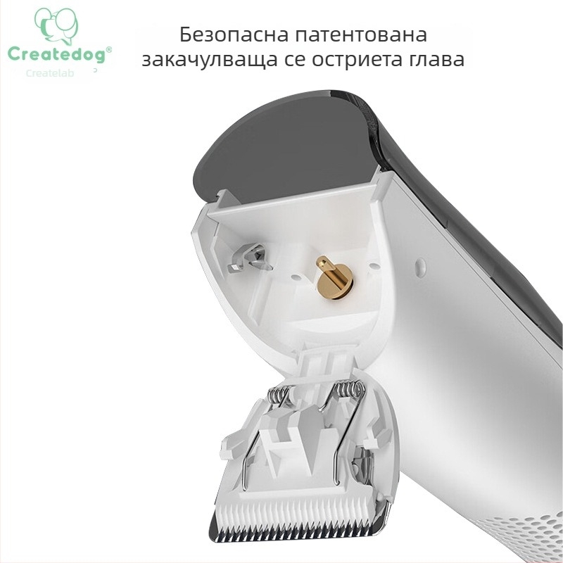 Бебешки електрически подстригвач за коса с керамична глава, четков мотор, вградена презареждаща се батерия 500–800 mAh, миещ се корпус, водоустойчив, до 1 час работа