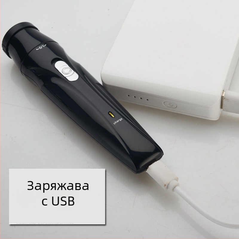 Три в едно електрически тример за носни косми, ABS корпус, зареждащ се, тегло 125 г, не се мие