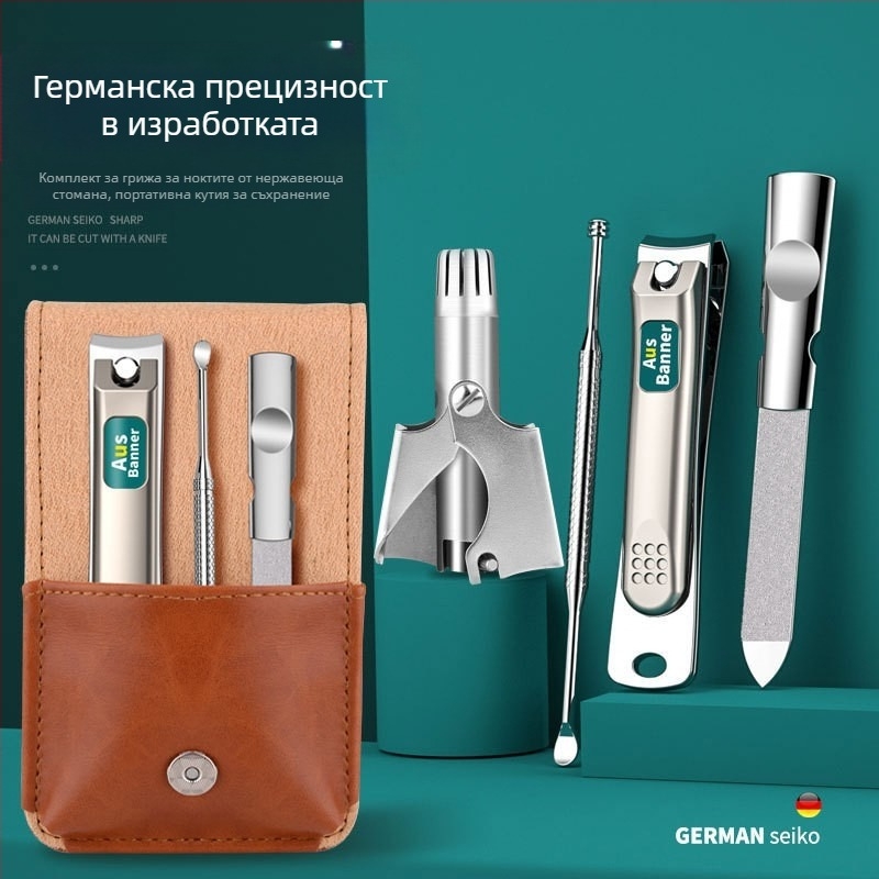 Zhuoqi тример за нос – неръждаема стомана, захранване с кабел, водоустойчив и миещ се