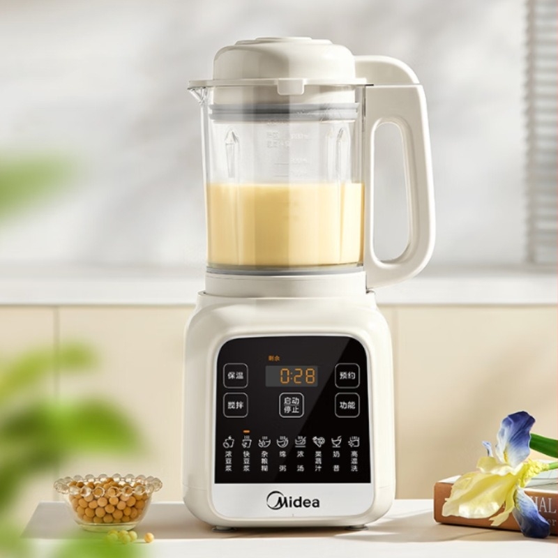 Мултифункционална домашна машина за соево мляко, 1,2 л капацитет, тъчскрийн управление, таймер, горещо и студено готвене