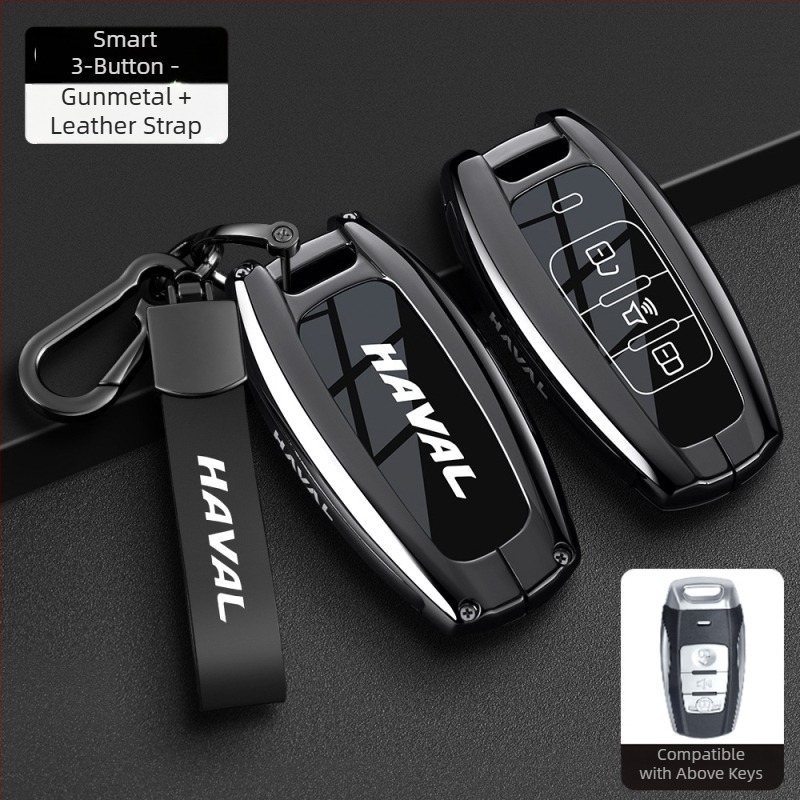 Калъф за ключ за Haval H6, F7 Gen3, M6 Gen2, H7, Xiaolong, H9, H2 – цинков сплав, висок клас, Boden марка