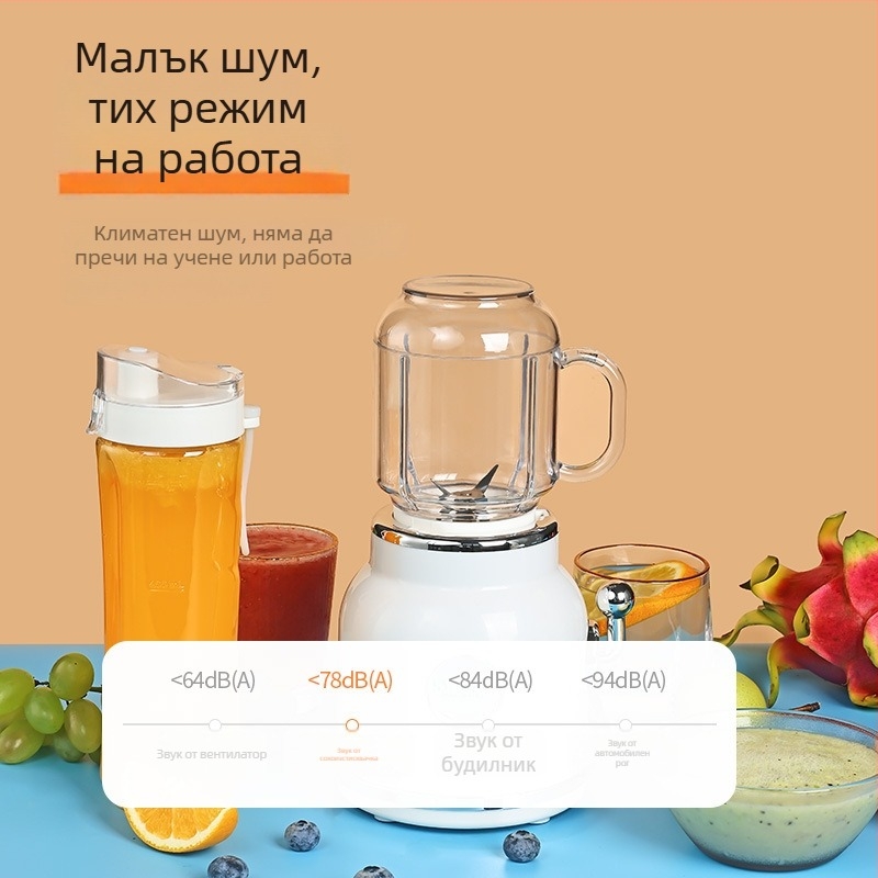 Сокоизстисквачка с ретро стил, двойна чаша, автоматична, компактна, лесна за почистване — 18000 rpm, 4 остриета, PC хранителна пластмаса вътрешен резервоар, вместимост 401–600 ml, 220 V