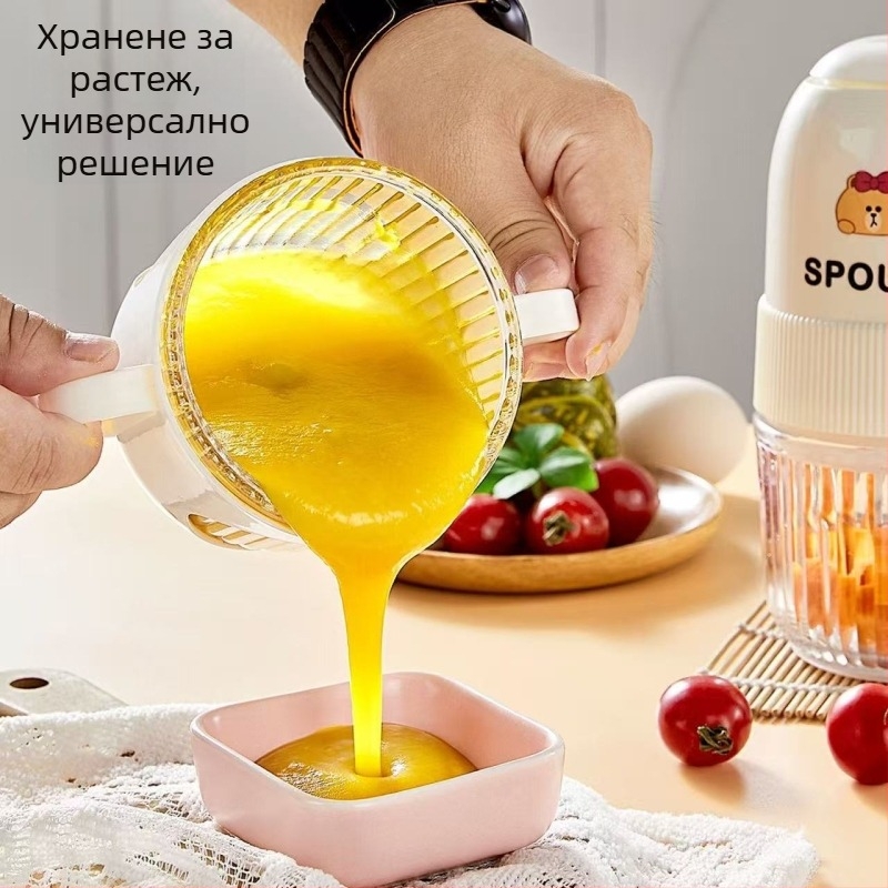 Многофункционална компактна машина за детско хранене — електрически процесор за бебешка храна, смилане и разбъркване