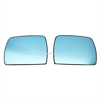 Стъкло за страничното огледало на BMW X3 E83 (2003–2010) със 12V отопление — сферично огледало, стъкло, ABS капак