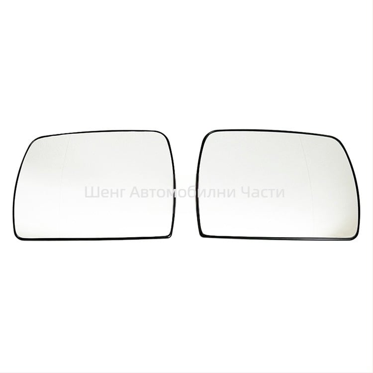 Стъкло за страничното огледало на BMW X3 E83 (2003–2010) със 12V отопление — сферично огледало, стъкло, ABS капак