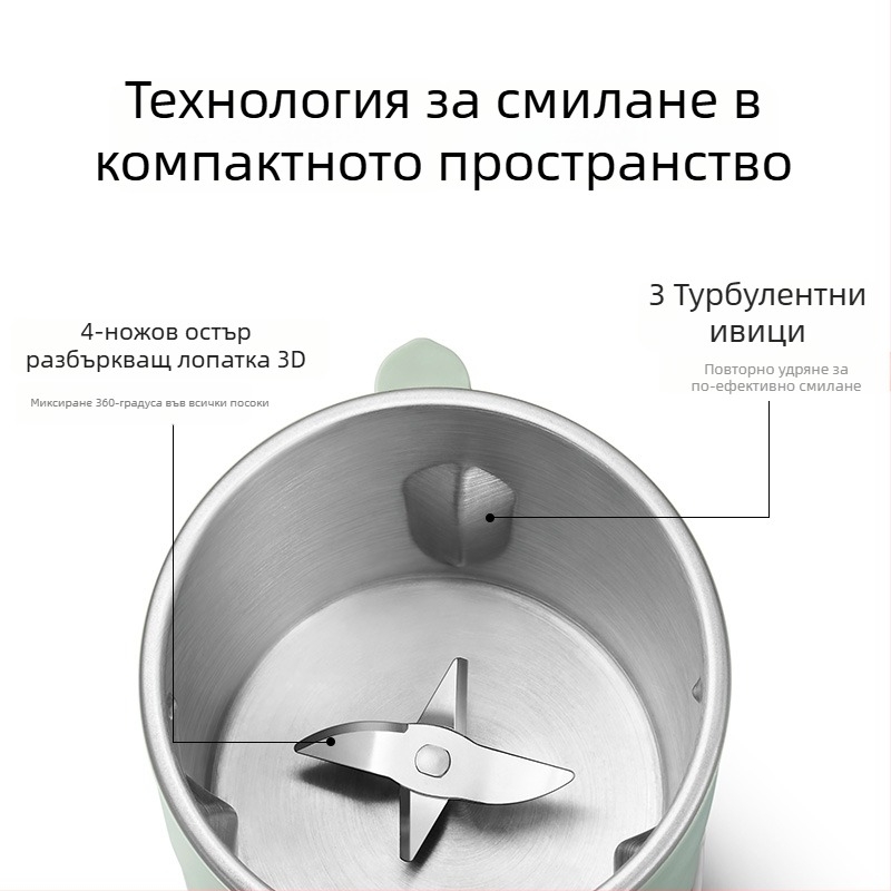 Moke MK-597 Машина за соево мляко — неръждаема стомана, безмрежово смилане, нагряване на корпуса, 300 W, капацитет под 1 л