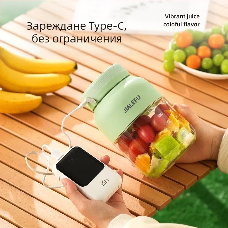 Портативна сокоизстисквачка - мултифункционална, 18000 об./мин, 5+ ножа, хранителен клас PC вътрешен съд, обем 1001-1500 ml