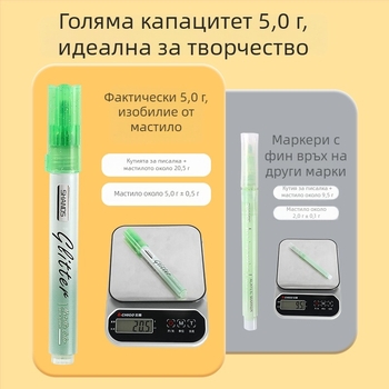 Комплект маркер писалки за ученици — SHANDS/Good Knowledge, модел S310-18, пластмасов корпус, флуоресцентни маркери