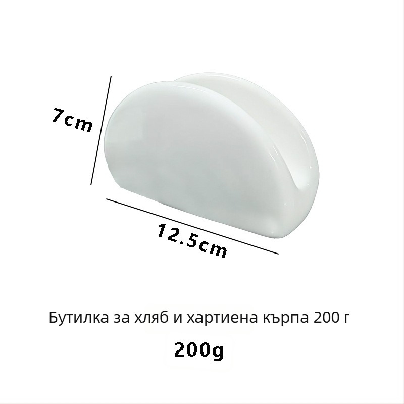 Керамичен държател за салфетки и кутия за визитки за ресторанти - скандинавски стил, ръчно изработено, персонализируемо