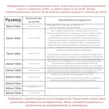 Дентална машина за запечатване на стерилизационни торбички със самозатваряне за търговска употреба — Health OEM, баркод 1, без внос