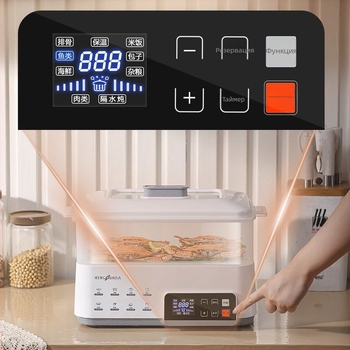 Електрическа пароварка, капацитет 6–8 л, еднослойна конструкция, 3C сертифицирана