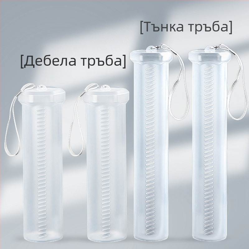 Разтегателен държач за арт инструменти - пластмасов, кръгъл, модел дебела/тънка тръба, без лого