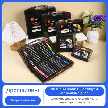 Акрилен маркер с мек връх за детски рисунки и графити, модулен комплект маркери Dingdinghu