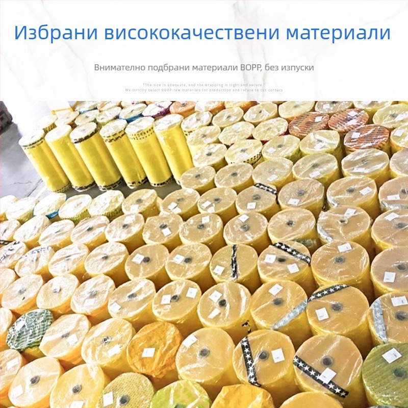 Прозрачна опаковъчна лента за логистично пакетиране, силно залепване, BOPP филм, водно базирано лепило, дебелина 2,2, температурна устойчивост 60–80°C (дълготрайно/краткотрайно)