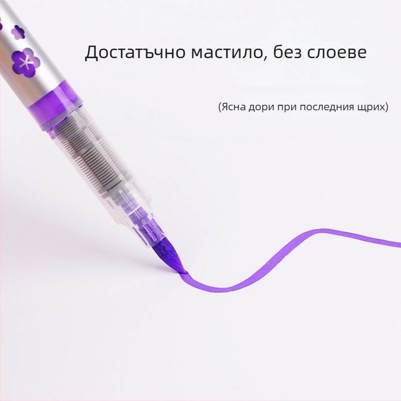 Акрилни маркери за рисуване, бързосъхнещи, не просмукват хартията, голям капацитет, за ученици