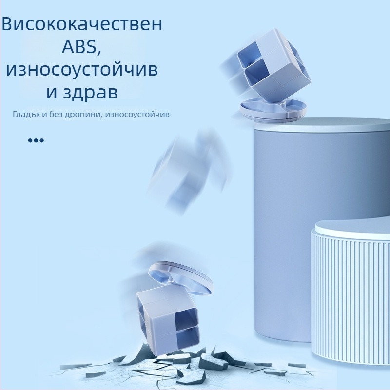 Ротиращ държач за химикалки и настолен органайзер за канцеларски материали, ABS, квадратна форма, модел XL-8008, печат на лого, лицензиран частен етикет