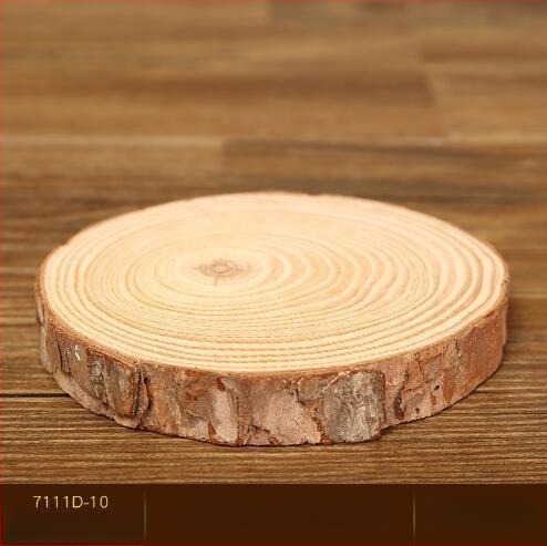 Борови кръгли дървени шайби за фотография и рисуване, естествени годишни пръстени, дървени украси, стил китайски, марка Master Gu