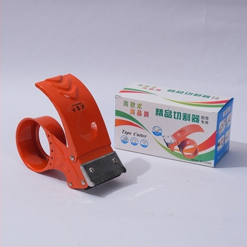 Тейп резач с метална конструкция, железен нож, уплътнител за кутии и вградена машина за запечатване на лента
