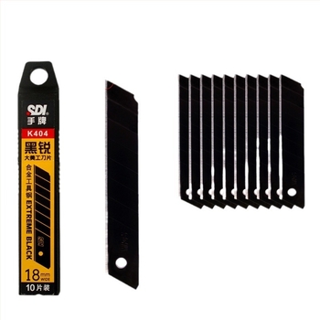 Лезвие за канцелярски нож, модел 1404, сплавна стомана, нетно тегло 80 г, дебелина на острието 0,5 мм