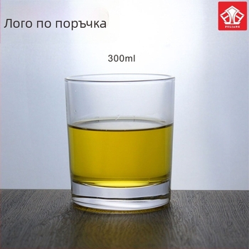 Бар стил чаша за уиски с удебелено стъкло, кристална чаша за ликьор за домашна употреба, творчески дизайн и персонализиране на лого