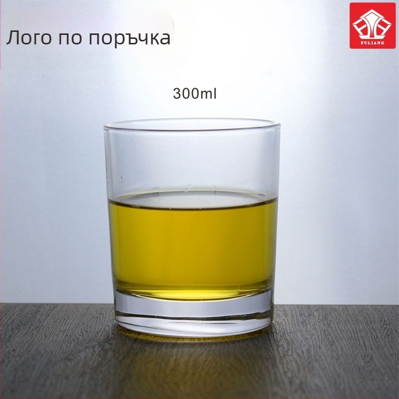 Бар стил чаша за уиски с удебелено стъкло, кристална чаша за ликьор за домашна употреба, творчески дизайн и персонализиране на лого