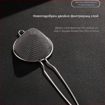 Бар филтър за лед за коктейли – двойно филтриране, лед разделител, PP материал, произход Чаочоу