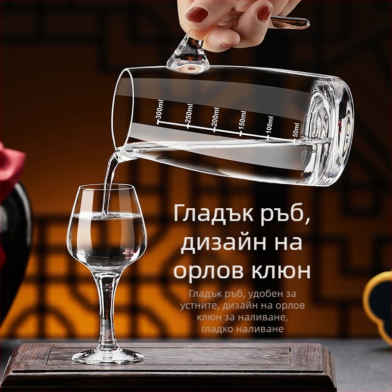 Кристална спиртна чаша в лалеобразна форма, 50 ml, с печатано лого и персонализирана изработка
