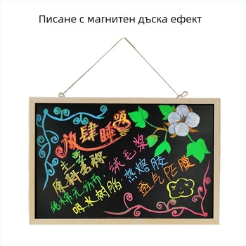 LED писалка за дъска, изтриваща се с водноразтворимо мастило; плосък връх; пластмасов корпус; опакована в кутия; модел tc012