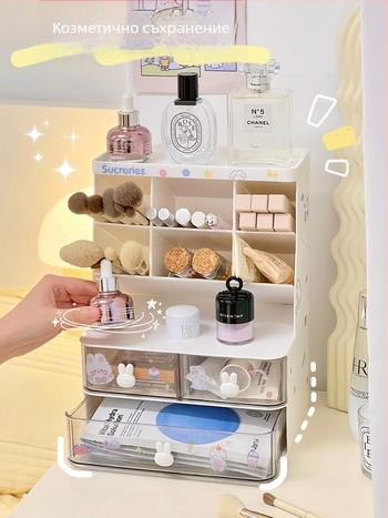 Десктоп държач за моливи, многофункционален органайзер за учебна маса, детска кутия за съхранение за ученици, пластмасова кутия за съхранение, персонален подарък