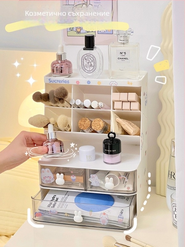 Десктоп държач за моливи, многофункционален органайзер за учебна маса, детска кутия за съхранение за ученици, пластмасова кутия за съхранение, персонален подарък