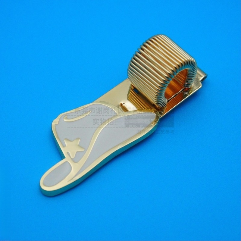 Клип за писалка, пружинен, многофункционален метален държач за писалка, цинкова сплав, глазирано емалено покритие, дизайн против загубване