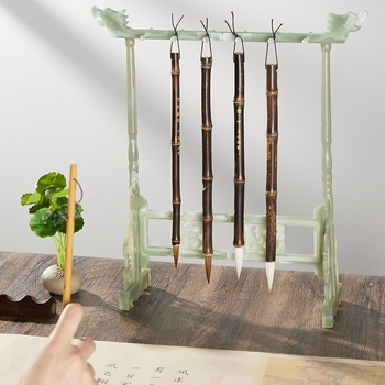 Калиграфски държач за четки – имитационен нефрит